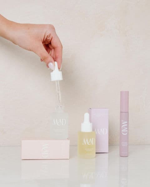 Premium skincare category imagery